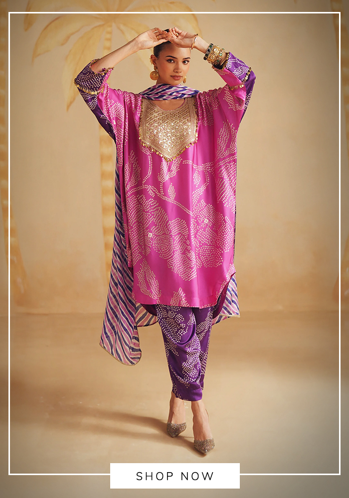 Rainas print kurta set