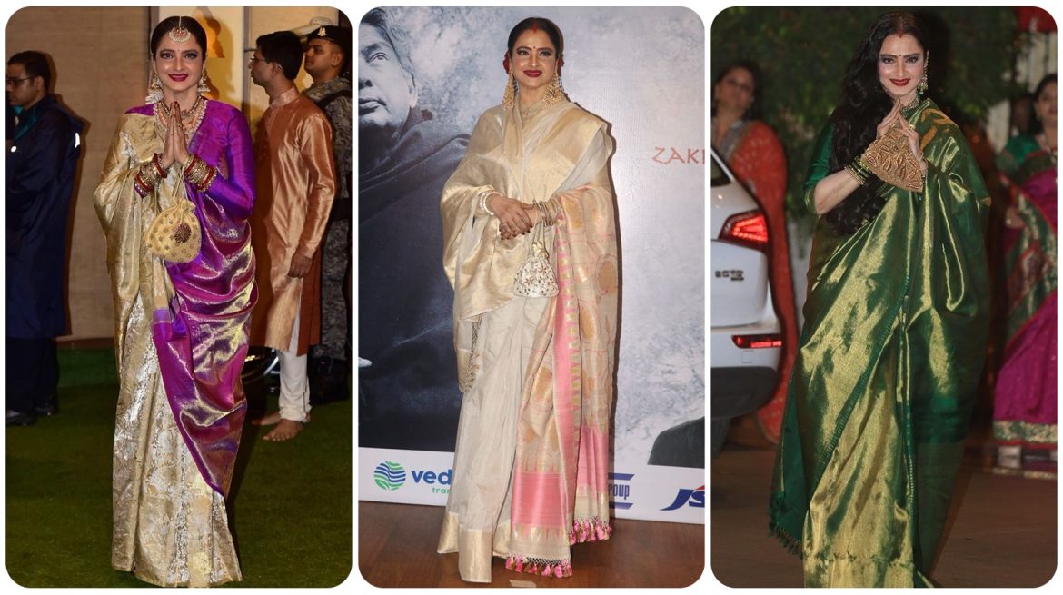 Rekha ji saree collection