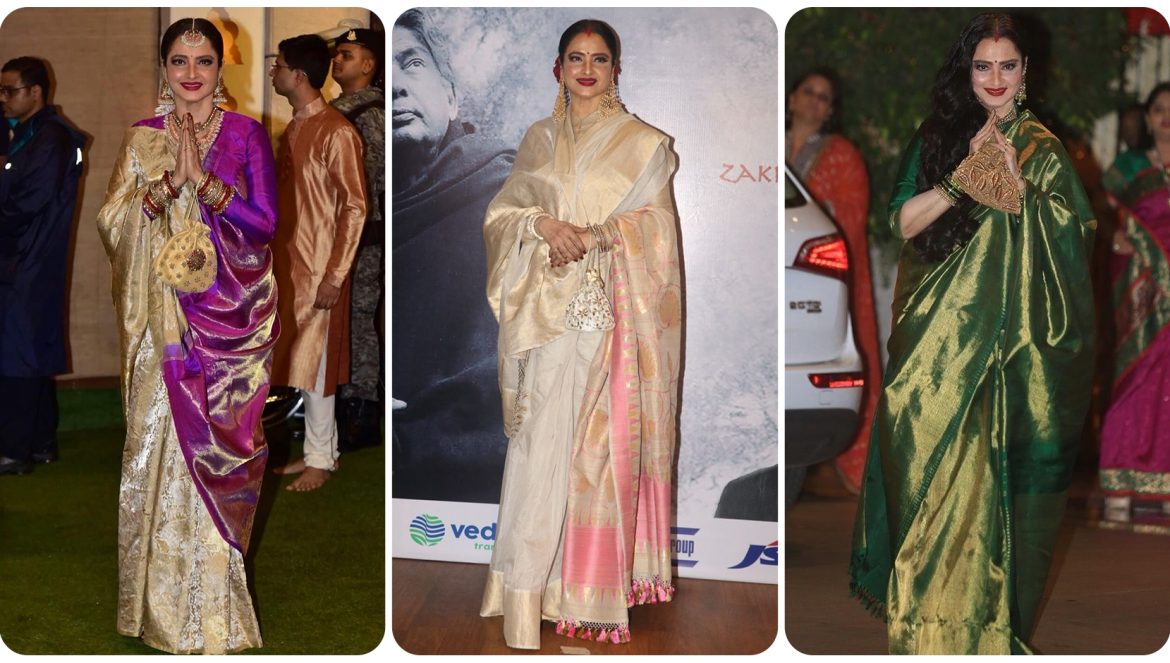 Rekha ji saree collection