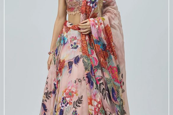 Floral Lehengas for Sunset Cruises