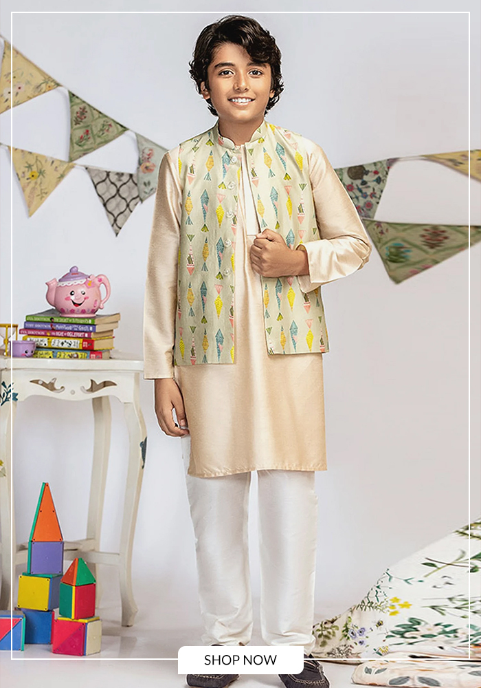 8. Bundi Jacket and Kurta Combination 