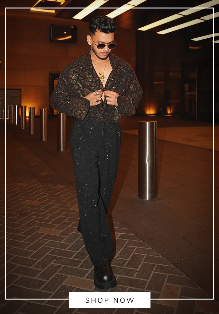 1. Vishal Jethwa in ITRH's Aurelio Printed Blazer Set