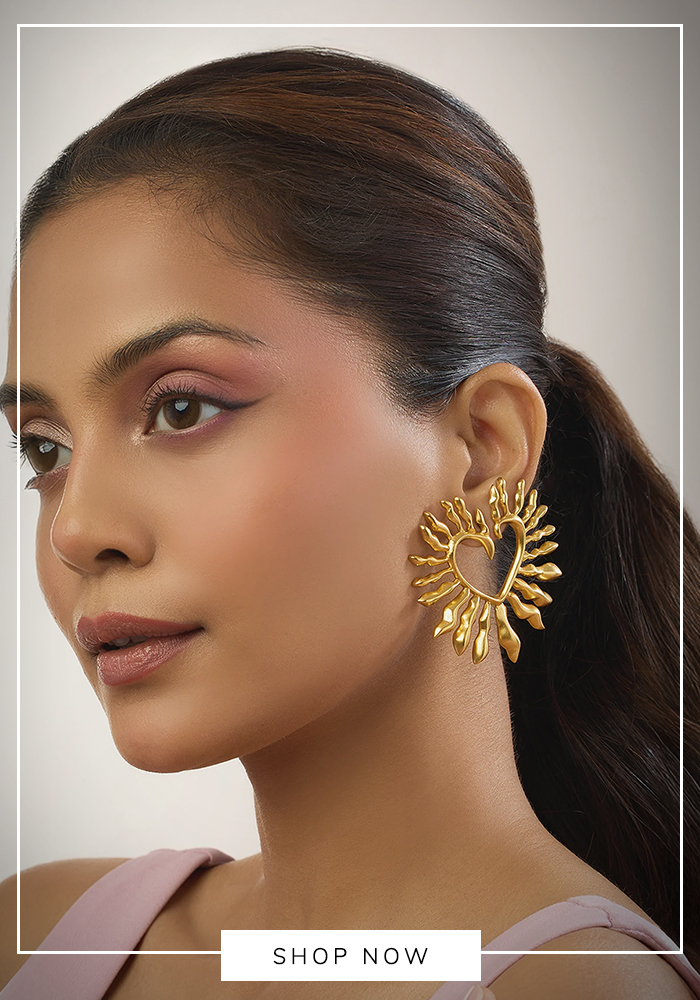 Sculptural earrings