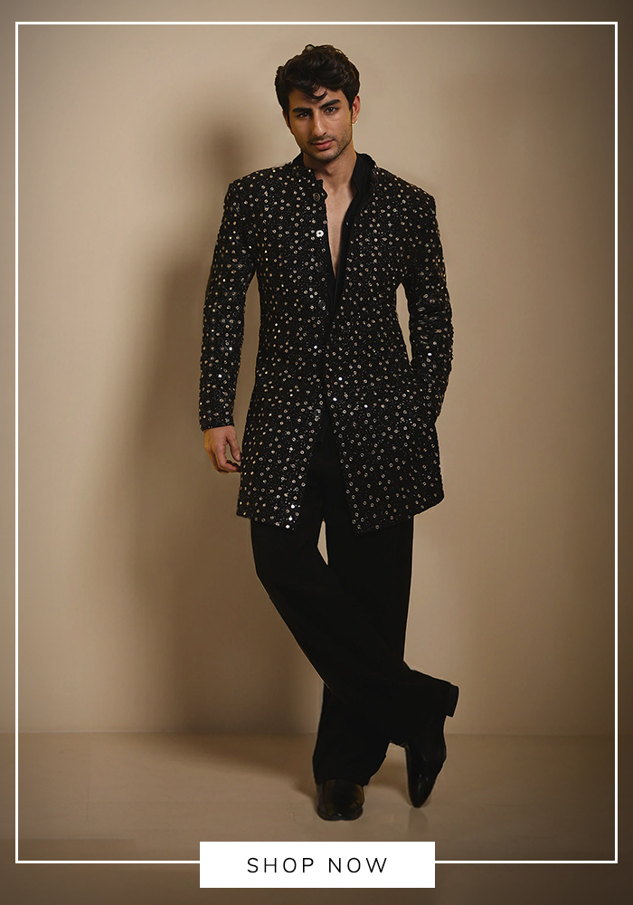 3. Ibrahim Ali Khan in ITRH's Parashu Kurta Set
