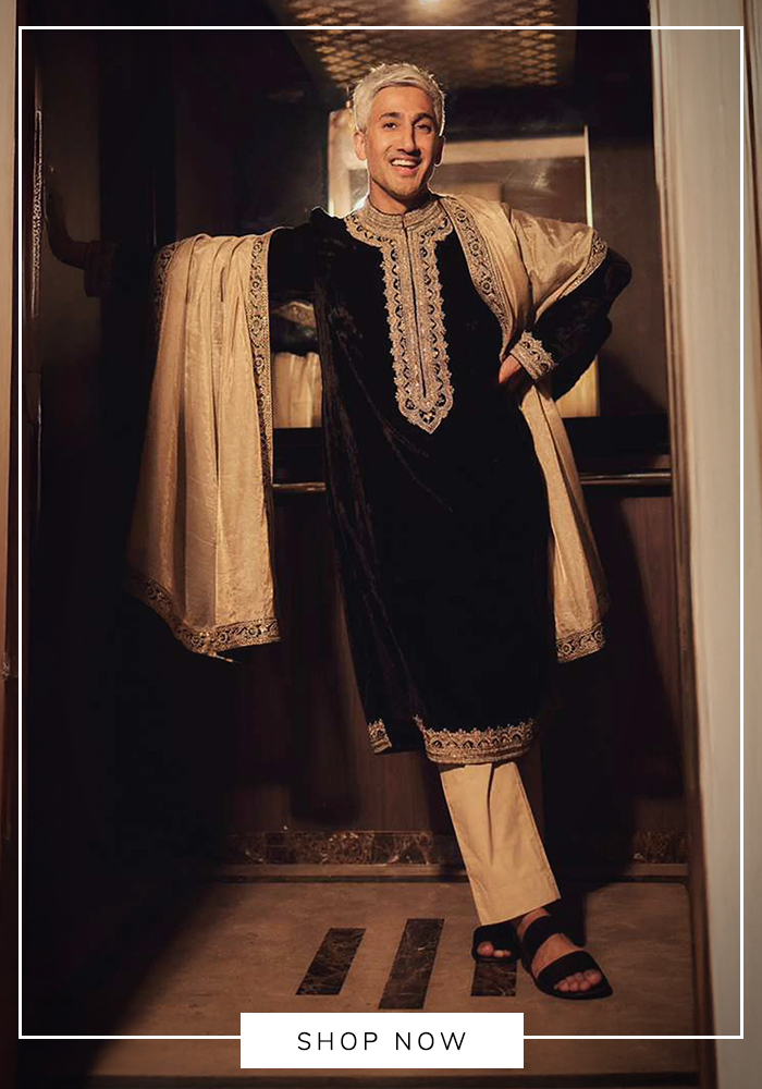 5. Tan France in Punit Balana's Amer Kurta Set
