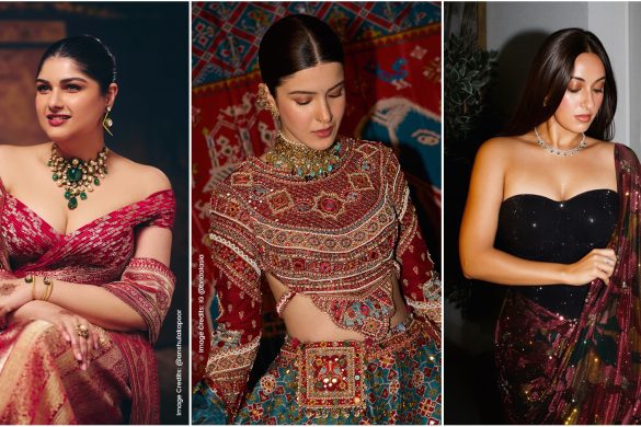 Anshula Kapoor, Shanaya Kapoor and Akansha Ranjan Kapoor wearing trending blouse designs
