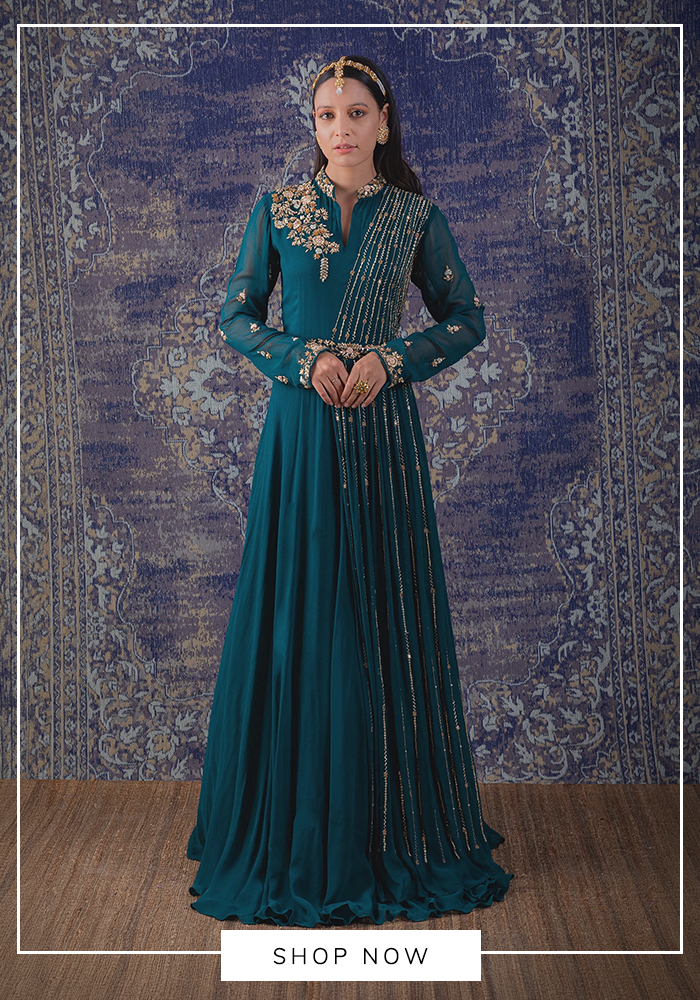 Baidehi embroidered maxi gown