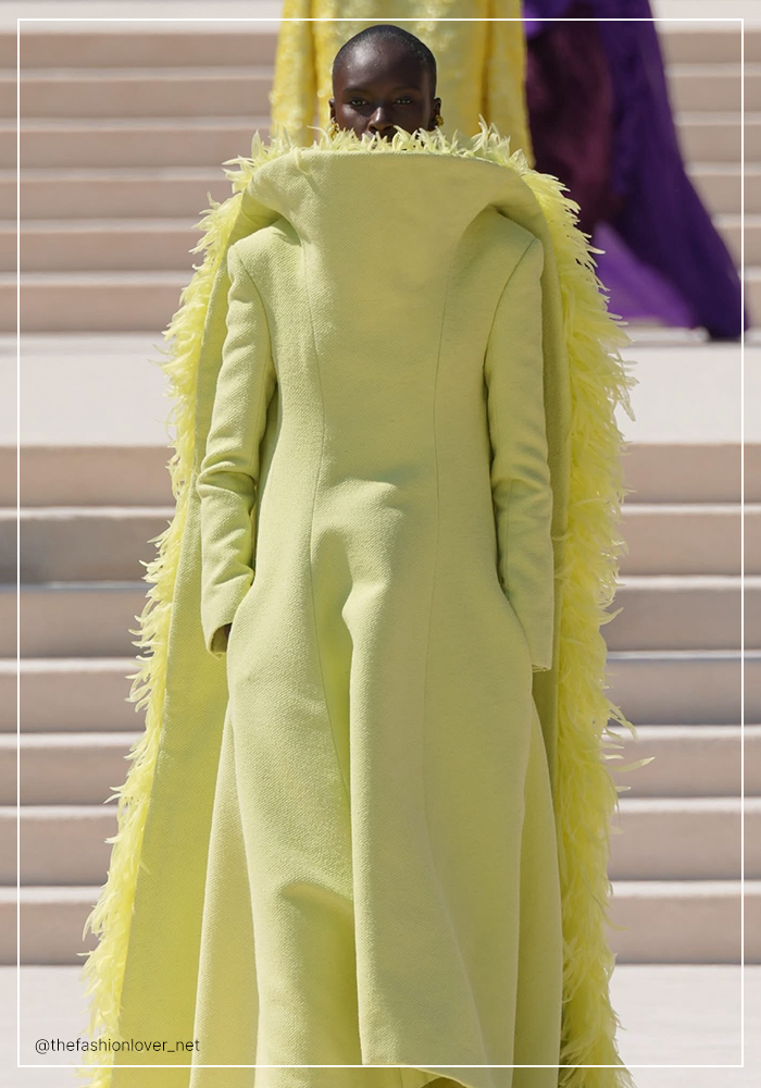 Balenciaga displaying at Paris Haute Couture Week