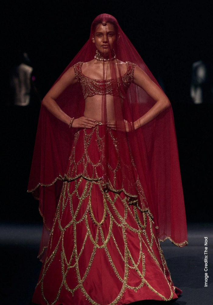 Bridal couture by Gaurav Gupta