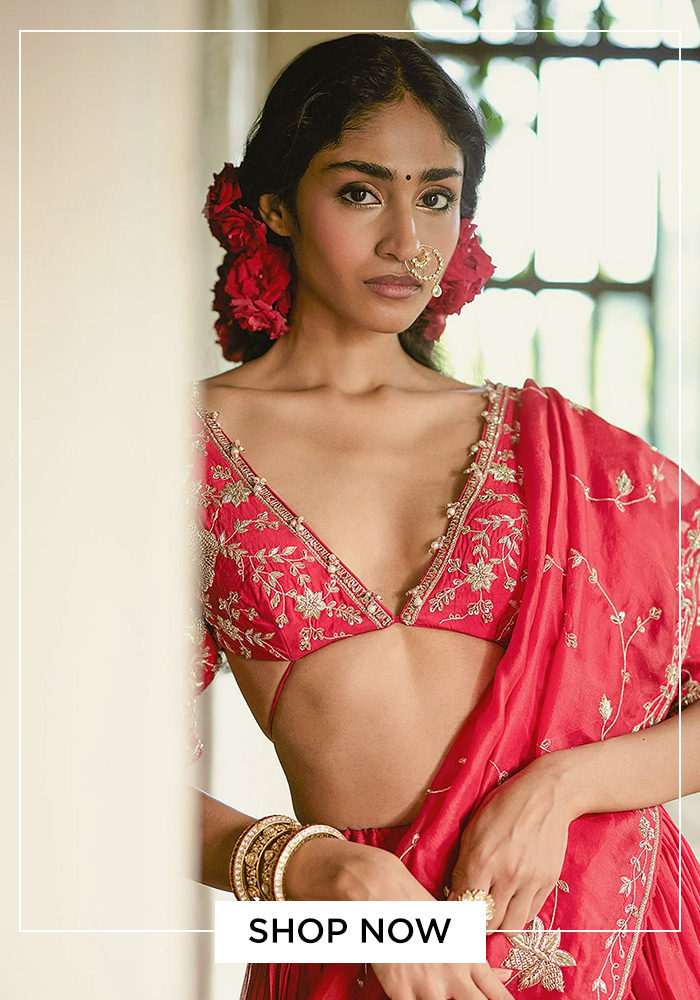 Deep V neck for inverted triangle body