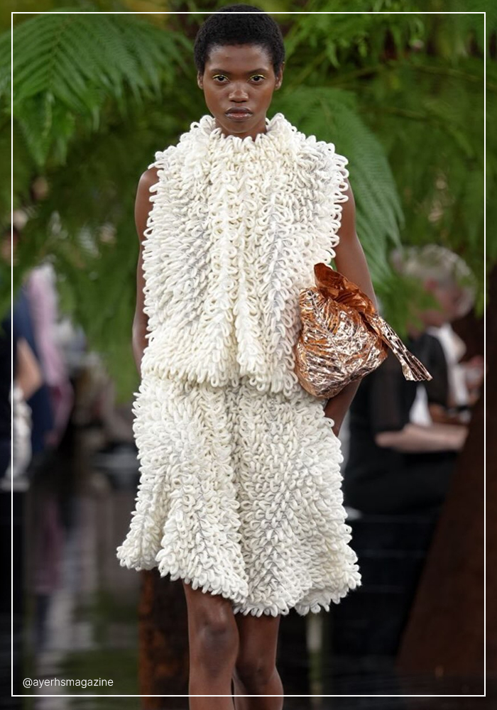 Dior white outfit