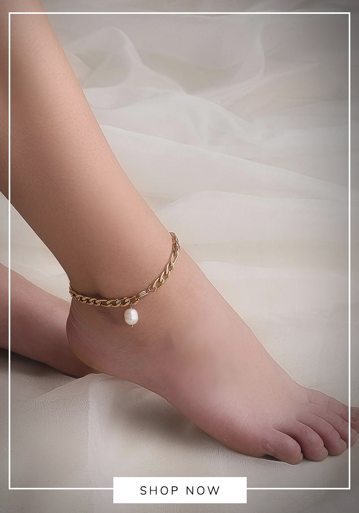 Dusala pearl anklet