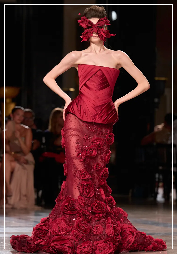 Ellie Saab red gown