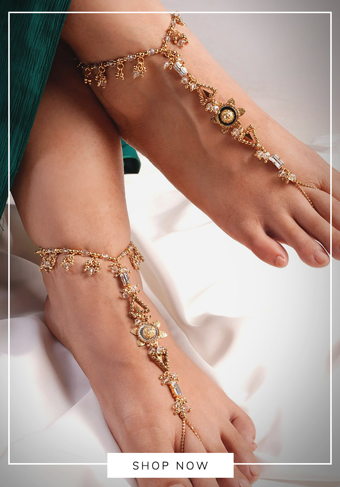 Embellished anklets