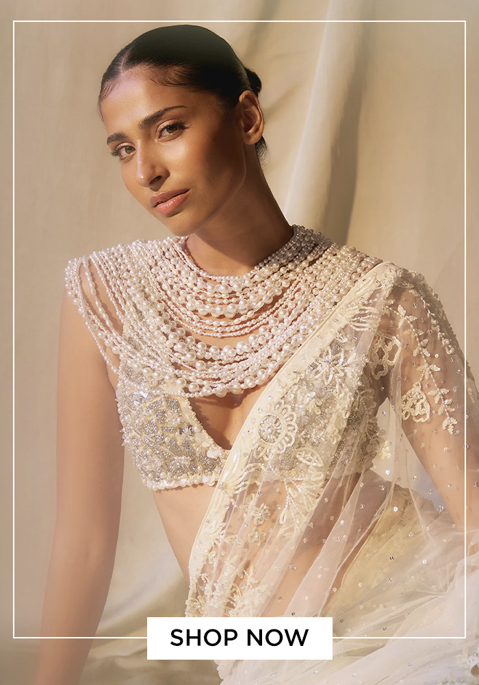 Embellished shoulders for pear body