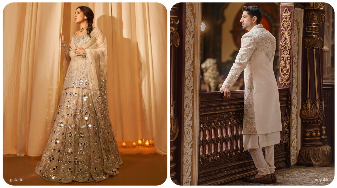 Ivory and White Indian Wedding