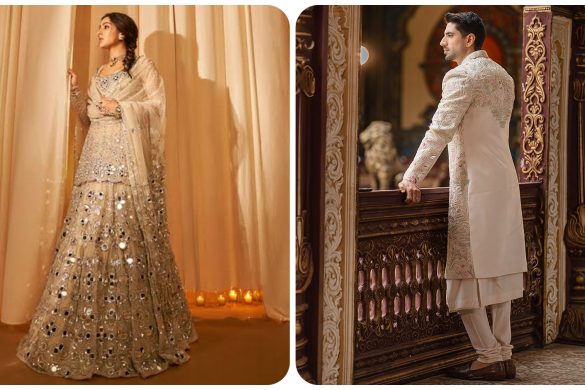 Ivory and White Indian Wedding