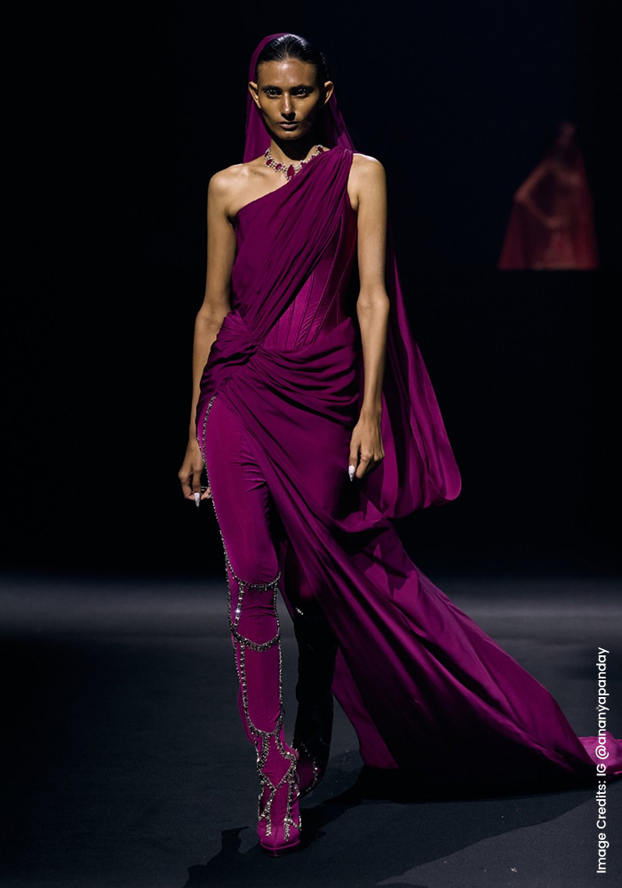 Gaurav Gupta purple couture