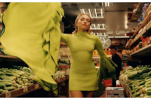 Gigi Hadid in green