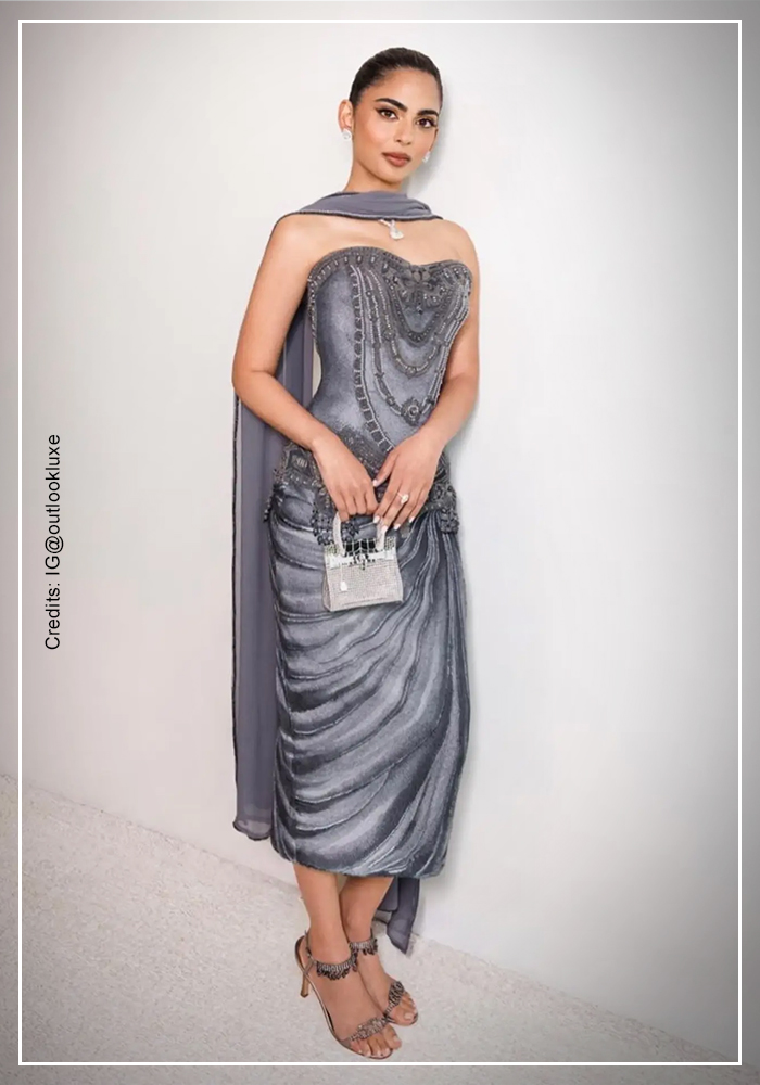 Isha Ambani outfit by Rahul Mishra