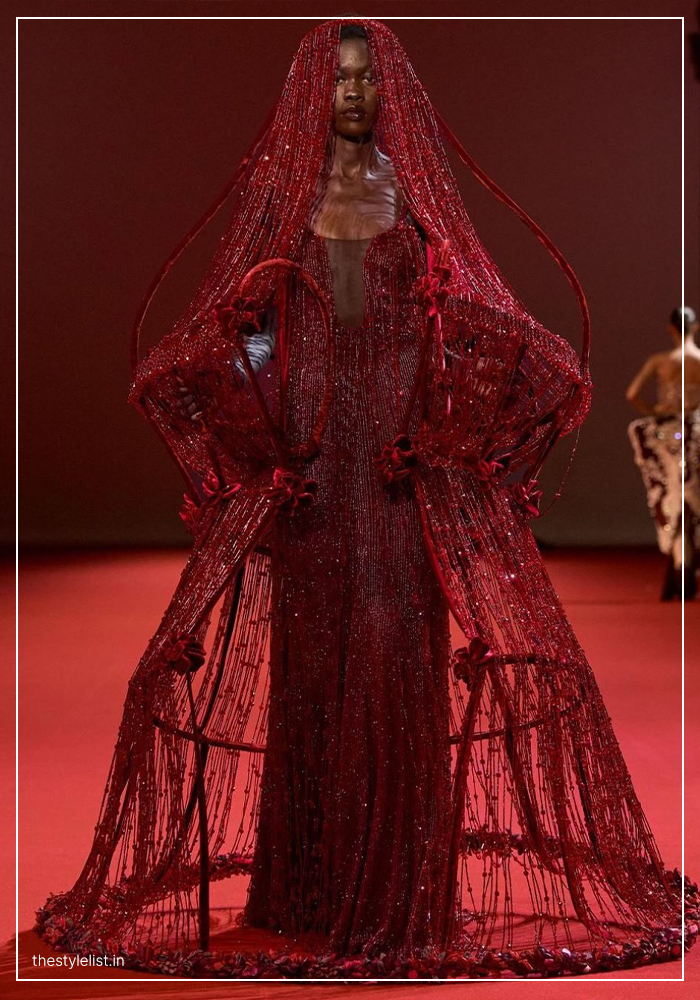 Manish Malhotra display at Parish Haute Couture Week