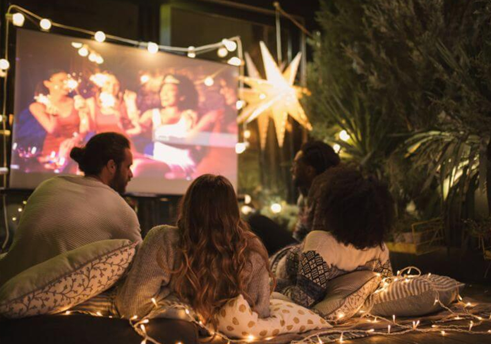 Outdoor movie date nights in Canada