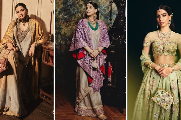 Rhea, Sonam and Khushi in Anamika Khanna outfits