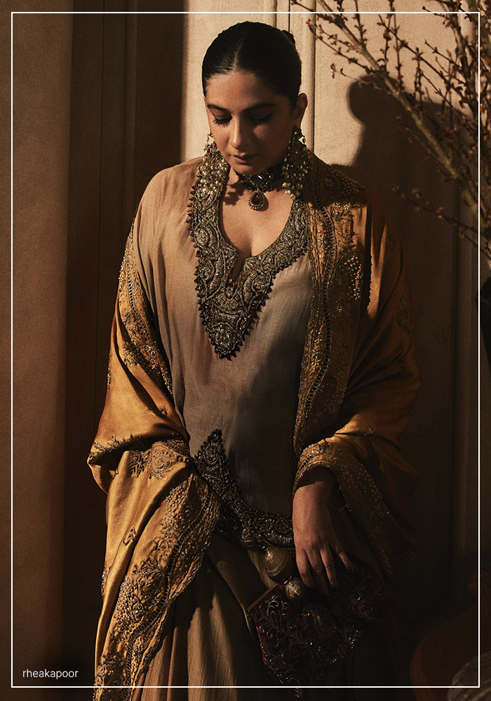 Rhea in Anamika Khanna kurta set