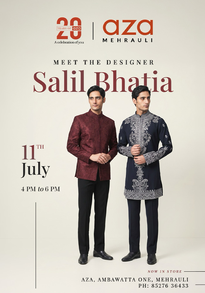 Salil Bhatia Meet the Designer event at Aza Ambawatta
