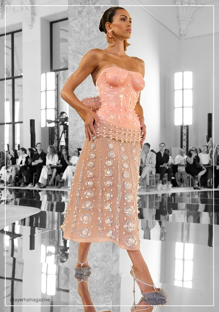 Schiparelli bustier and skirt set