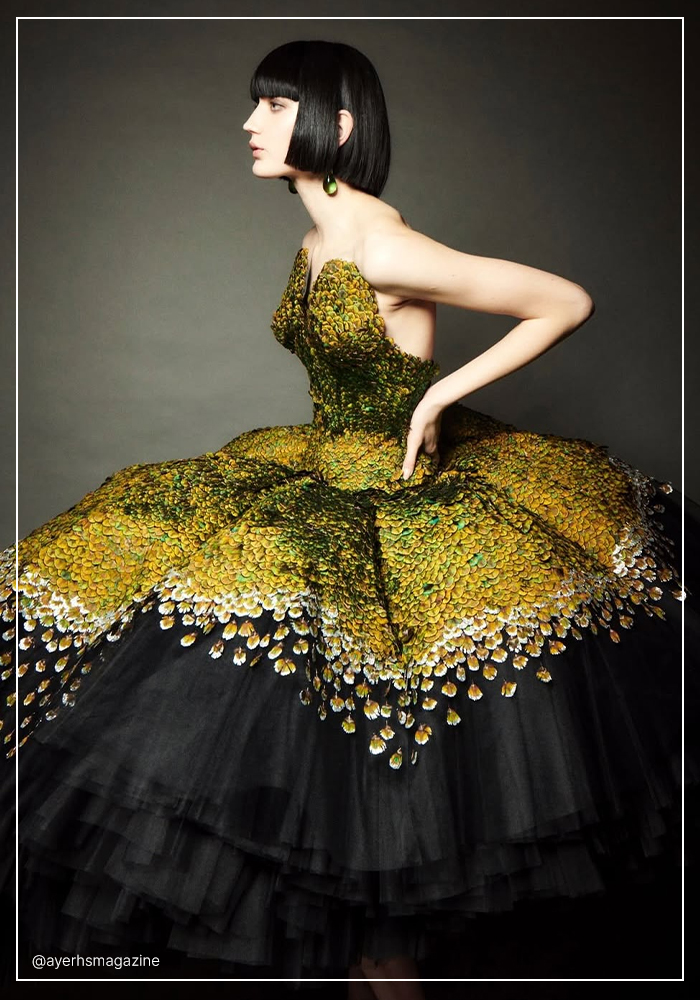 Schiparelli chiffon dress
