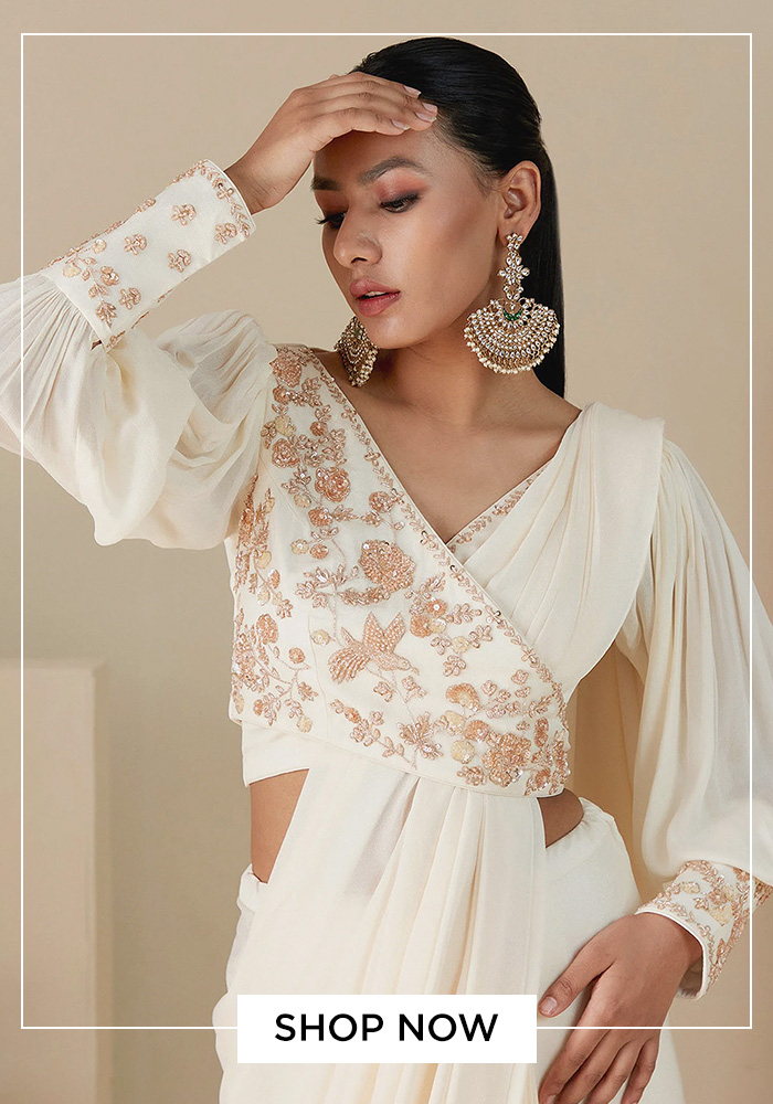 Wrap blouse for apple body