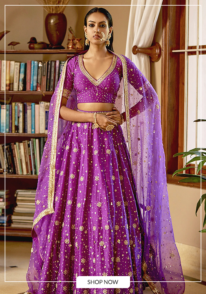 Zardozi lehenga set