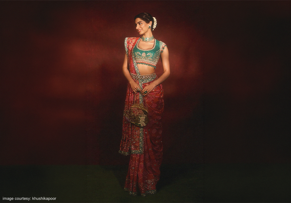Khushi Kapoor Styles a Designer Batua Bag