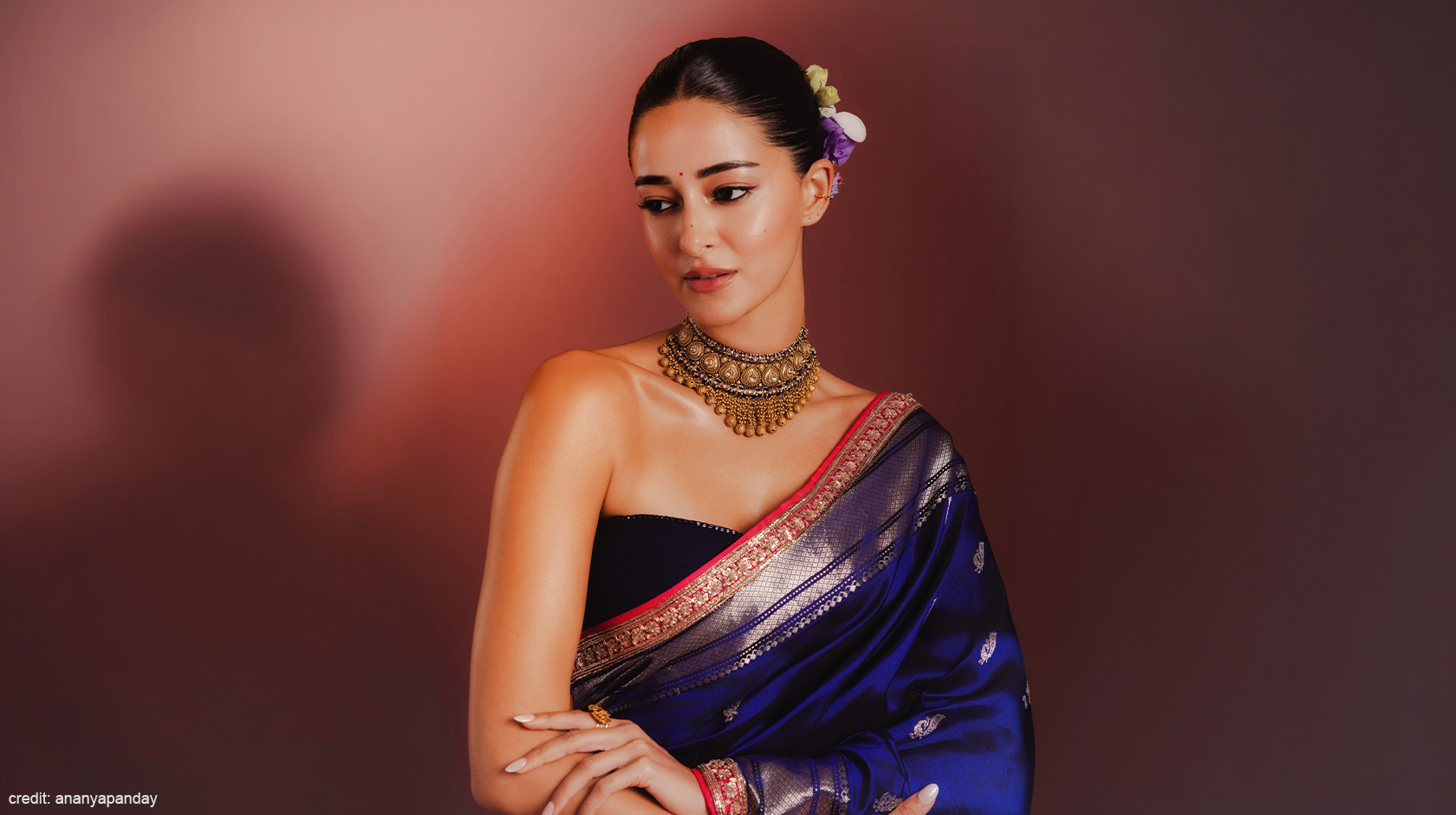 Ananya Panday in Manish Malhotra Paithani Saree at Filmfare Awards Marathi 2026