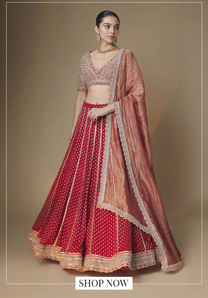 Banarasi woven lehenga