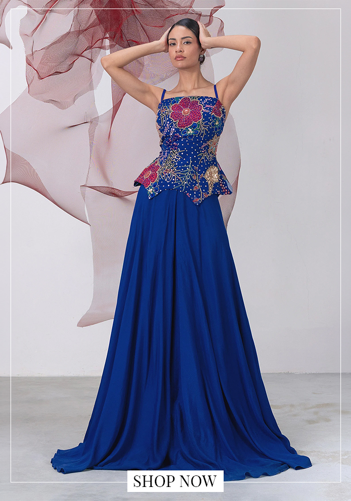 Corset and flared skirt set