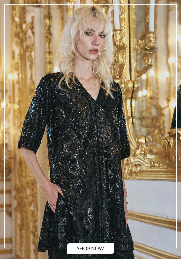 Disco style blouse