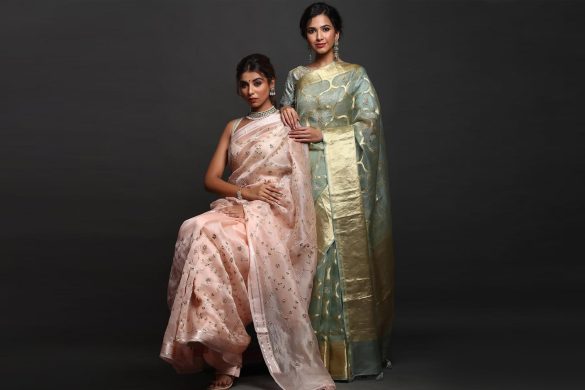 Organza vs Tissue Saree