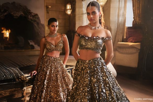 Sequin & Metallic Sarees