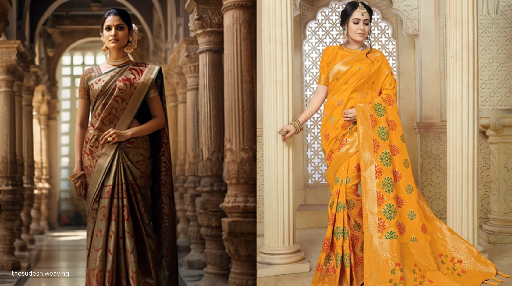 Banarasi vs Kanjeevaram Silk Sarees