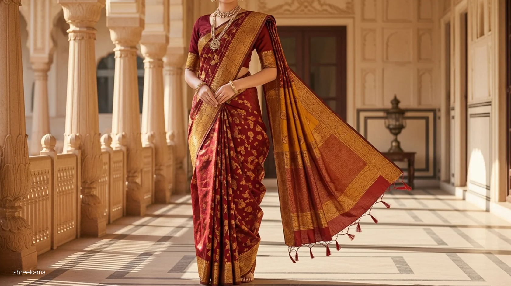 Nauvari Saree Draping Guide