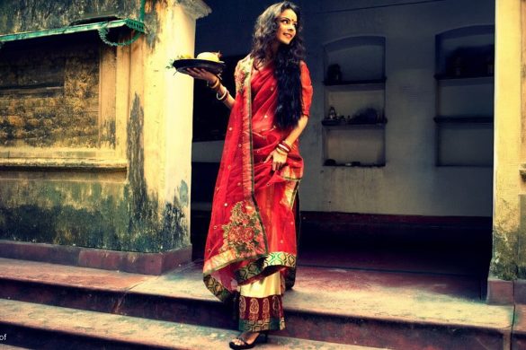 Atpoure Bengali Saree Draping