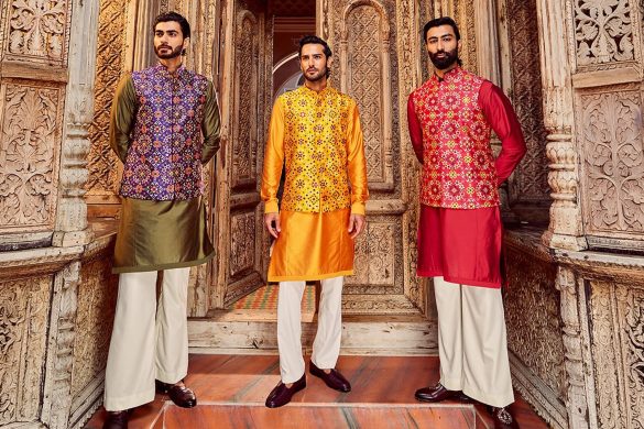Geometric printed bundi sets