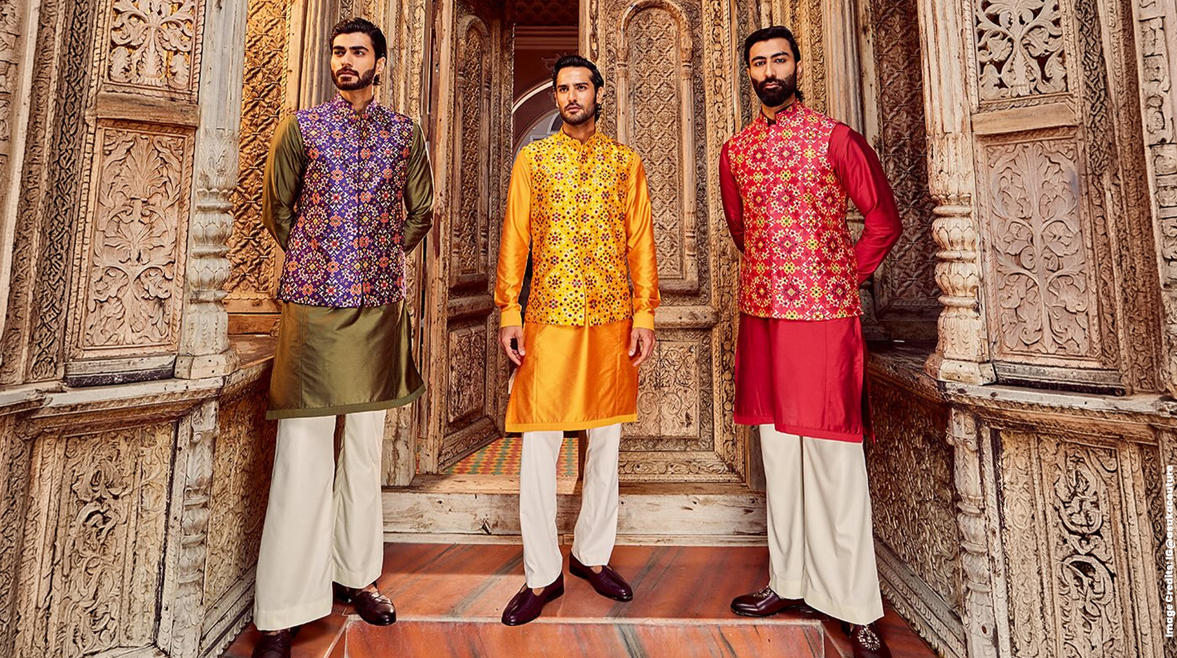 Geometric printed bundi sets