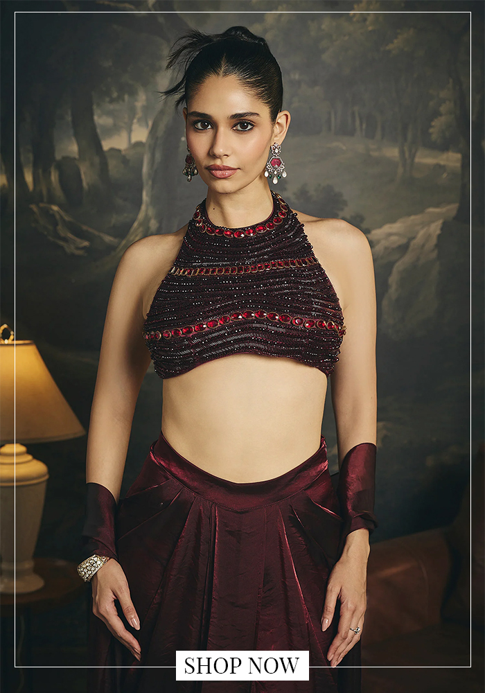 Halter neck blouse