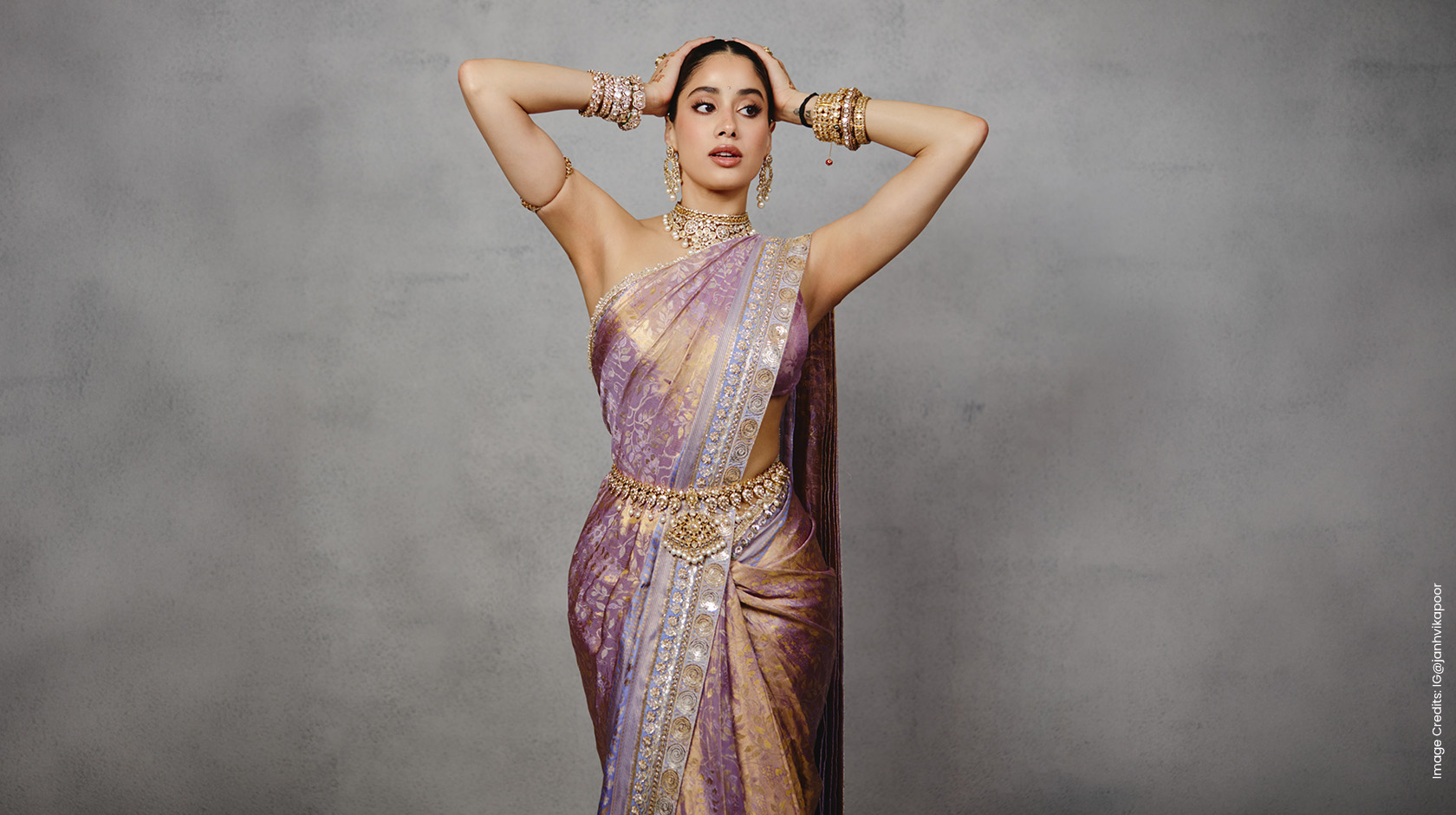 Janhvi Kapoor wearing kamarbandh