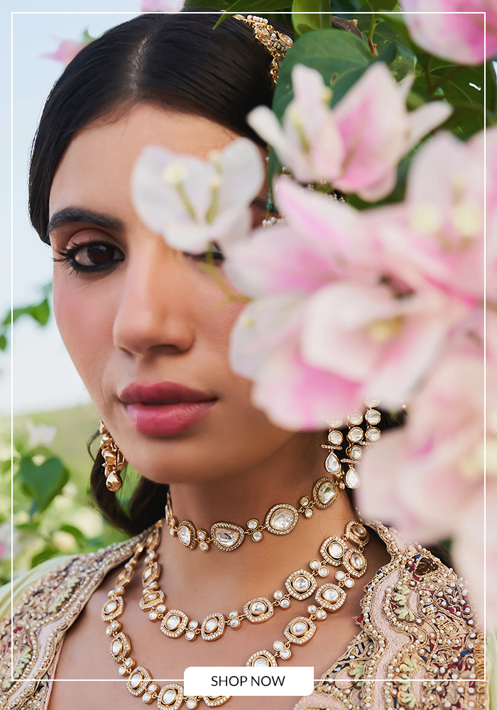 Kundan necklace set