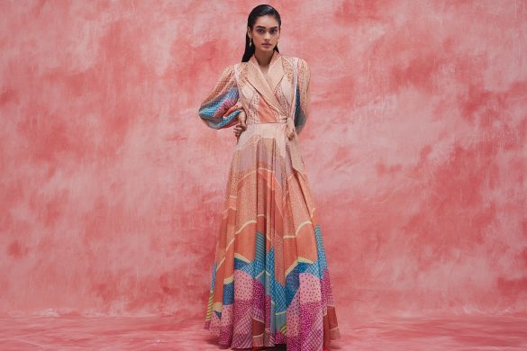 Pankaj and Nidhi wrap dress