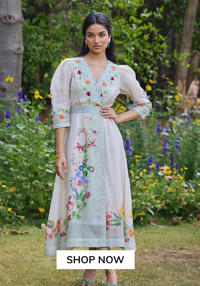 Pozruh floral print wrap dress